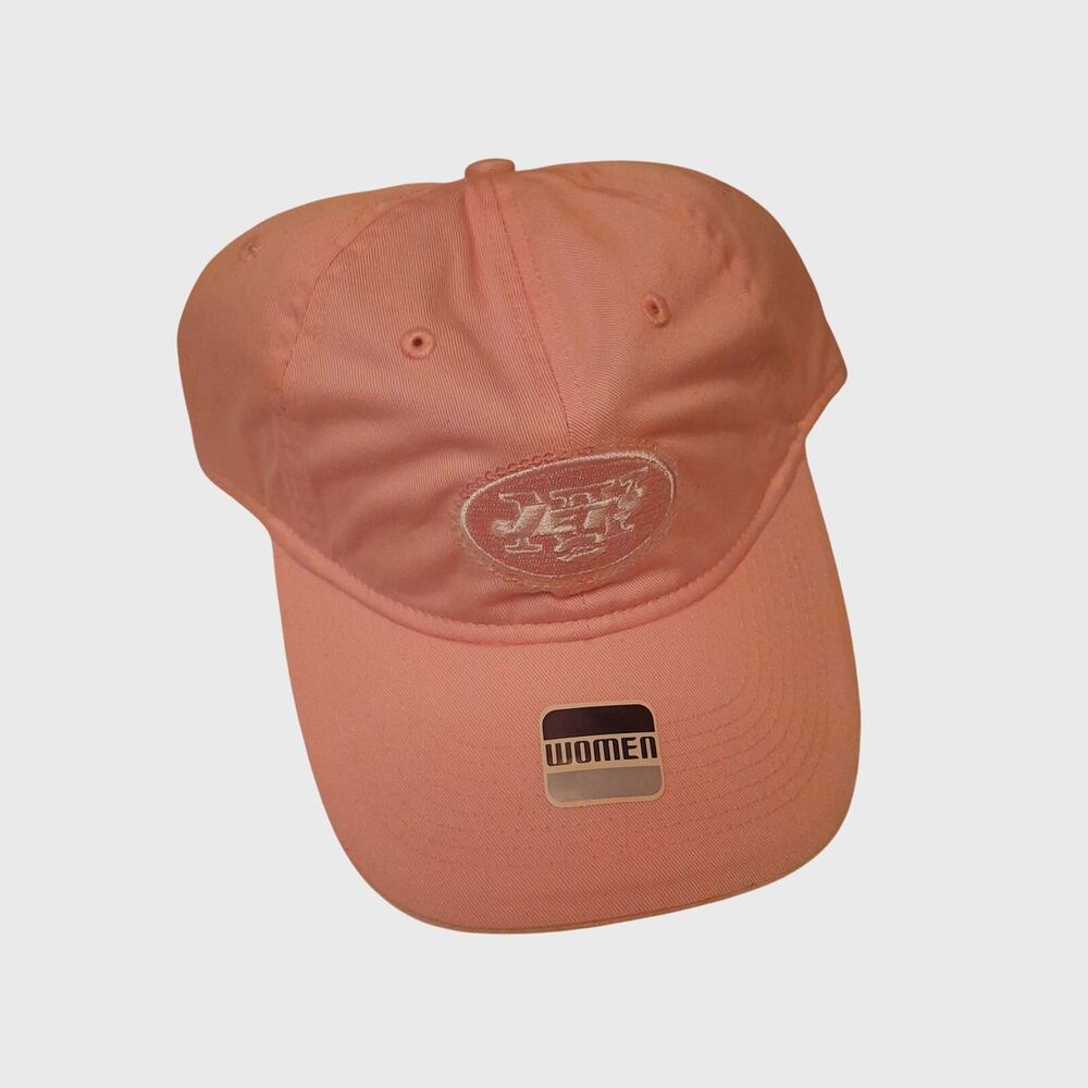 NFL Jets Reebok Hat Women's Pink Cap New York Embroidered Logo New